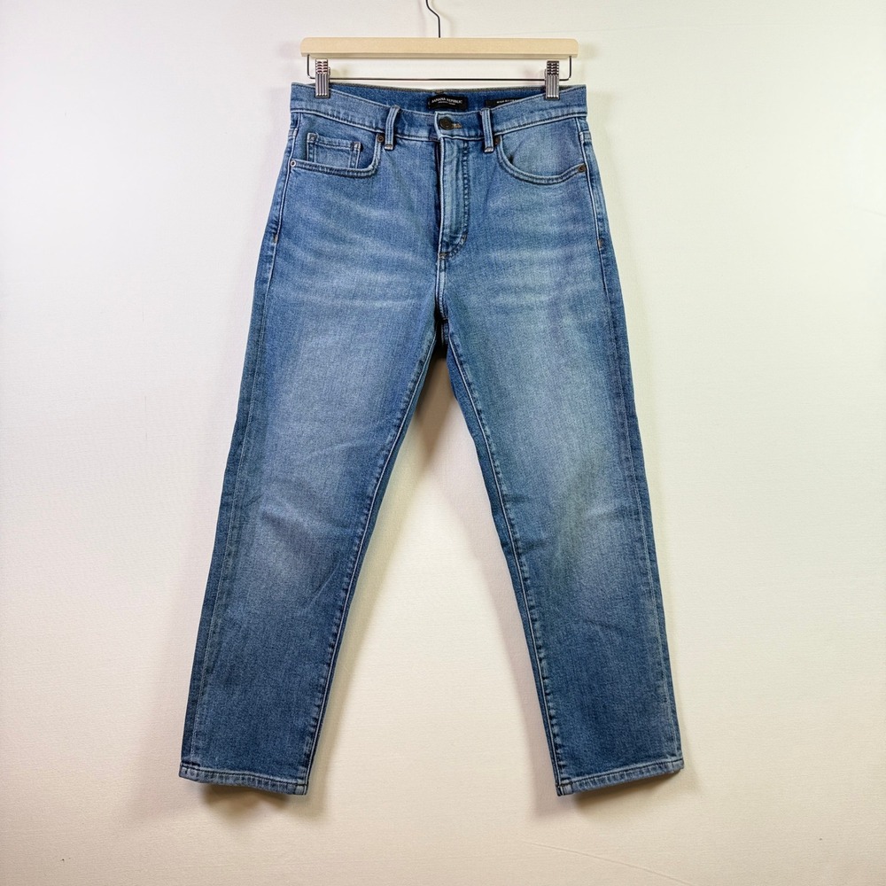 BANANA REPUBLIC Blue High-Rise Straight Premium Denim Jeans 29P